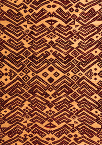 Abstract Orange Modern Rug, abs4789org