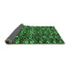 Sideview of Abstract Emerald Green Modern Rug, abs4789emgrn