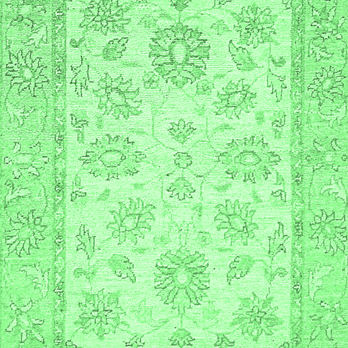 Oriental Emerald Green Traditional Rug, abs478emgrn