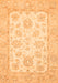 Oriental Orange Traditional Rug, abs478org