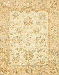 Machine Washable Abstract Sun Yellow Rug, wshabs478