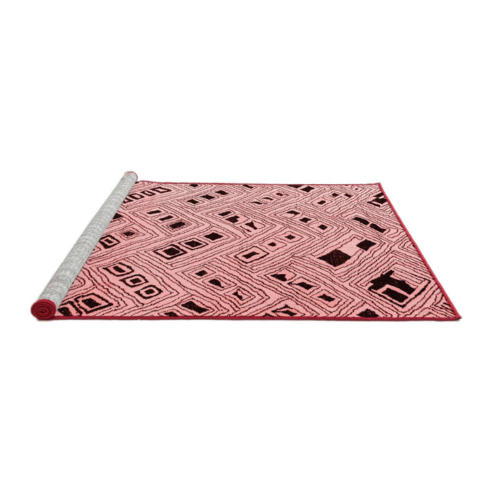 Modern Red Washable Rugs