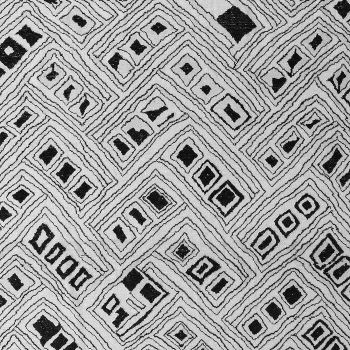 Machine Washable Solid Gray Modern Rug, wshabs4790gry