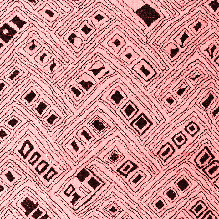 Machine Washable Solid Red Modern Rug, wshabs4790red