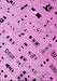 Machine Washable Solid Pink Modern Rug, wshabs4790pnk