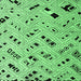 Square Machine Washable Solid Emerald Green Modern Area Rugs, wshabs4790emgrn