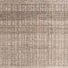 Square Abstract Dark Almond Brown Solid Rug, abs4791