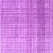 Square Solid Purple Modern Rug, abs4791pur