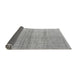 Sideview of Solid Gray Modern Rug, abs4791gry