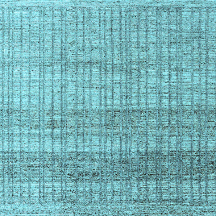 Square Solid Light Blue Modern Rug, abs4791lblu