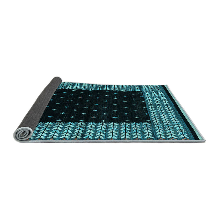 Sideview of Abstract Light Blue Modern Rug, abs4792lblu