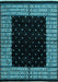 Machine Washable Abstract Light Blue Modern Rug, wshabs4792lblu