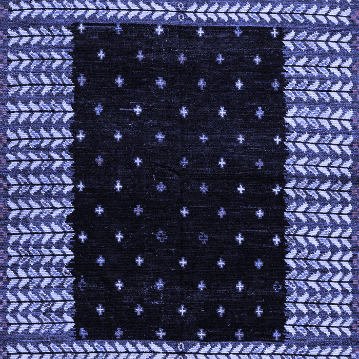 Abstract Blue Modern Rug, abs4792blu