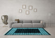 Machine Washable Abstract Light Blue Modern Rug in a Living Room, wshabs4792lblu