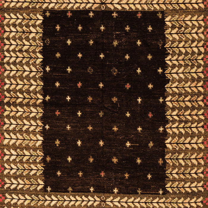 Machine Washable Abstract Orange Modern Area Rugs, wshabs4792org