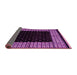 Sideview of Abstract Pink Modern Rug, abs4792pnk