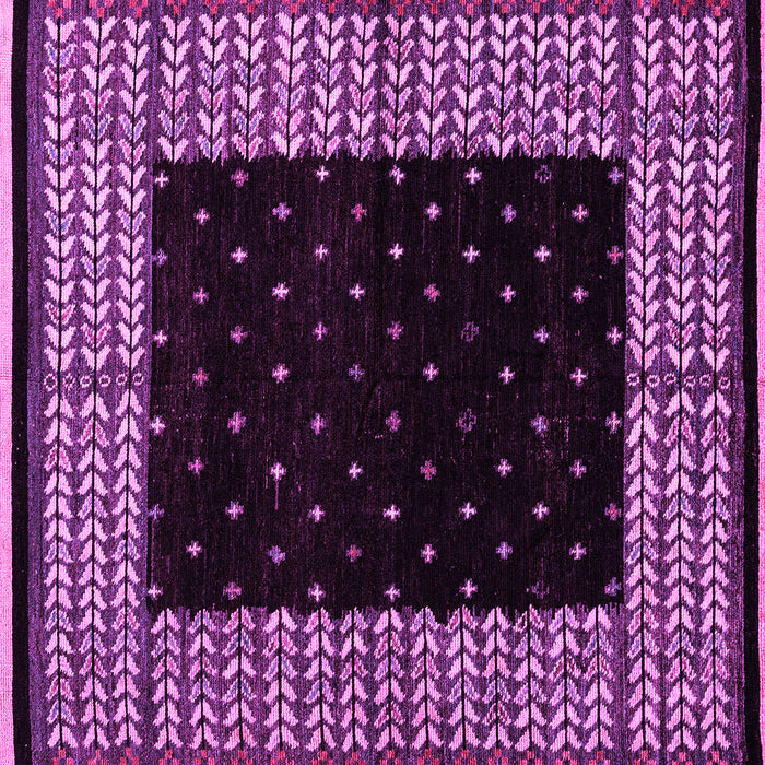 Square Machine Washable Abstract Pink Modern Rug, wshabs4792pnk