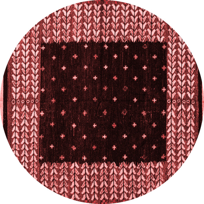 Machine Washable Abstract Red Modern Rug, wshabs4792red