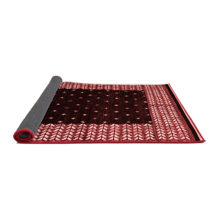 Abstract Red Modern Area Rugs