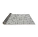 Sideview of Abstract Gray Modern Rug, abs4793gry