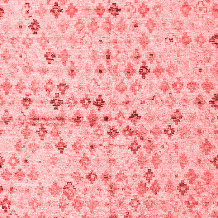 Machine Washable Abstract Red Modern Rug, wshabs4793red