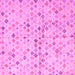 Square Machine Washable Abstract Pink Modern Rug, wshabs4793pnk