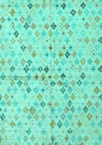 Abstract Turquoise Modern Rug, abs4793turq