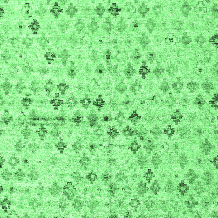 Machine Washable Abstract Emerald Green Modern Area Rugs, wshabs4793emgrn