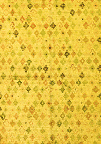 Abstract Yellow Modern Rug, abs4793yw