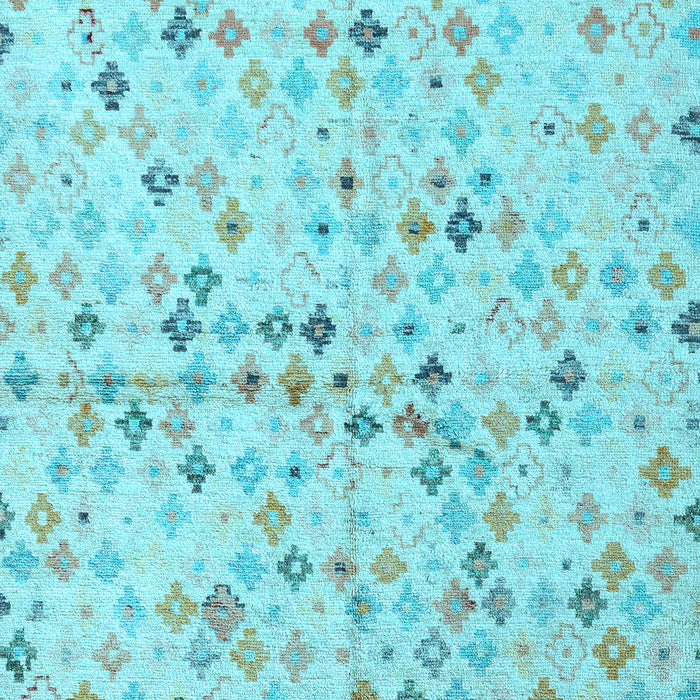 Abstract Light Blue Modern Rug, abs4793lblu