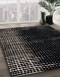 Abstract Gray Modern Rug, abs4794