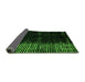 Sideview of Abstract Green Modern Rug, abs4794grn