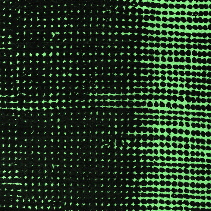 Machine Washable Abstract Emerald Green Modern Area Rugs, wshabs4794emgrn