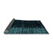 Sideview of Abstract Light Blue Modern Rug, abs4794lblu