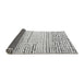 Sideview of Solid Gray Modern Rug, abs4795gry