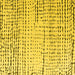 Square Solid Yellow Modern Rug, abs4795yw