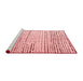 Modern Red Washable Rugs