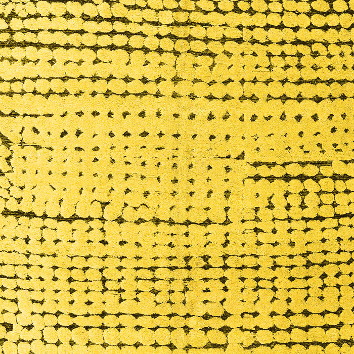 Solid Yellow Modern Rug, abs4795yw