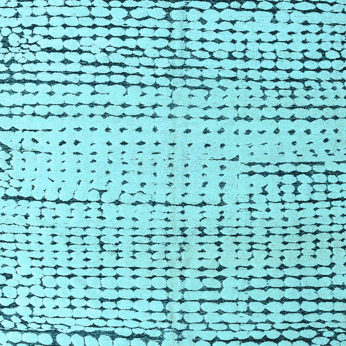 Square Solid Light Blue Modern Rug, abs4795lblu