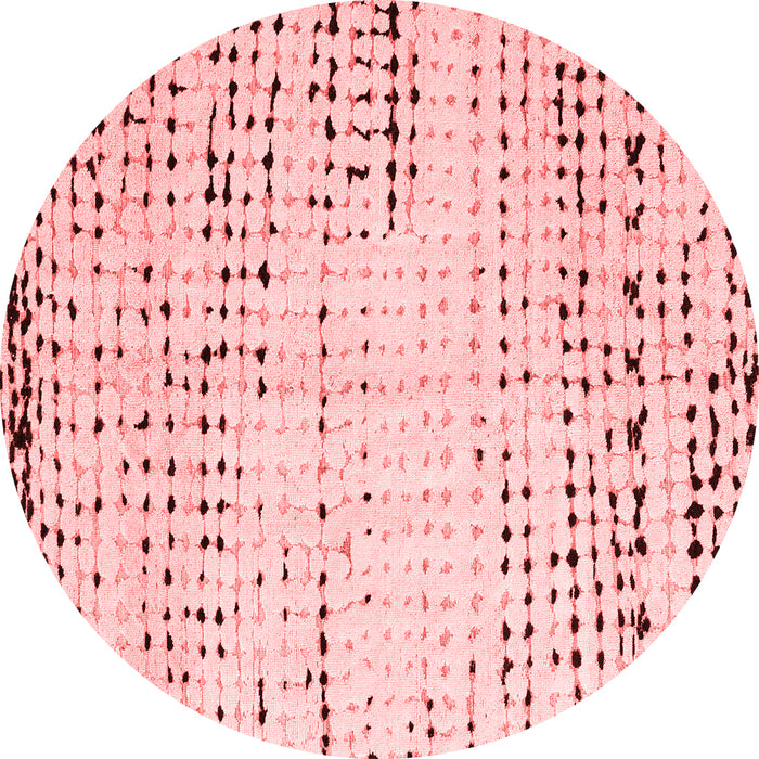 Machine Washable Solid Red Modern Rug, wshabs4796red
