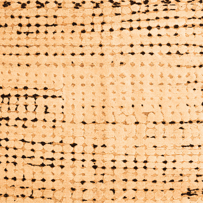 Machine Washable Solid Orange Modern Area Rugs, wshabs4796org