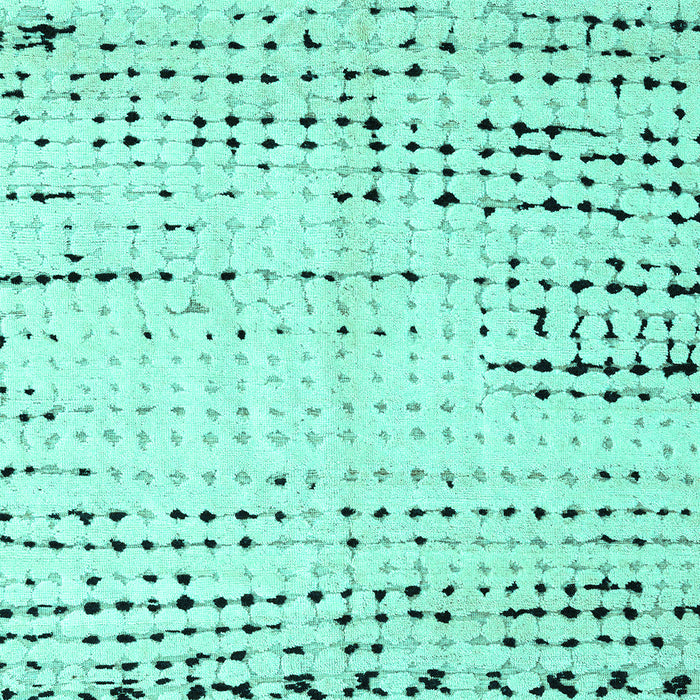 Solid Turquoise Modern Rug, abs4796turq
