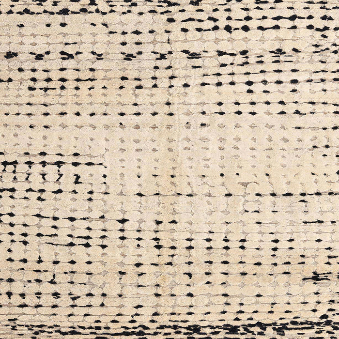 Square Abstract Camel Brown Solid Rug, abs4796