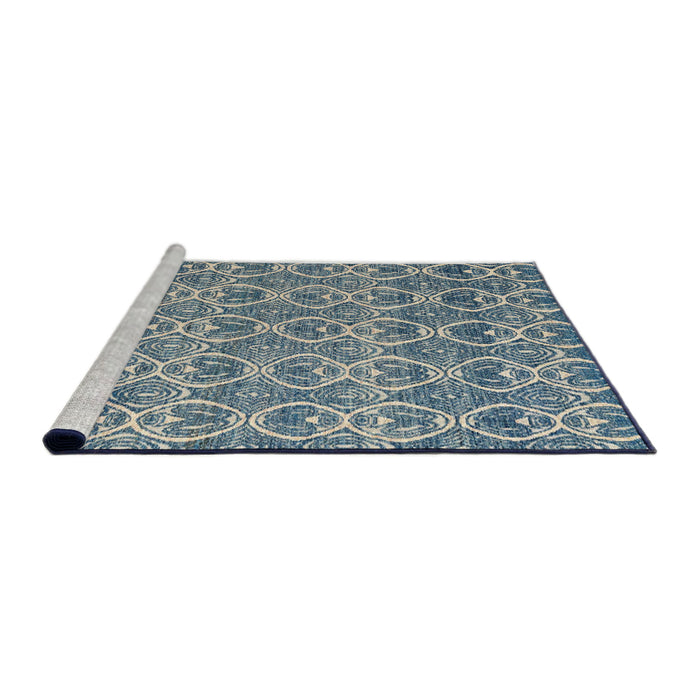 Sideview of Machine Washable Abstract Cloud Gray Rug, wshabs4797