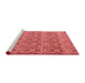 Modern Red Washable Rugs