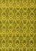 Abstract Yellow Modern Rug, abs4797yw