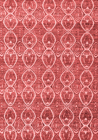 Abstract Red Modern Rug, abs4797red