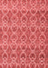 Abstract Red Modern Area Rugs