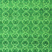 Square Machine Washable Abstract Green Modern Area Rugs, wshabs4797grn