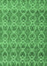 Machine Washable Abstract Emerald Green Modern Area Rugs, wshabs4797emgrn